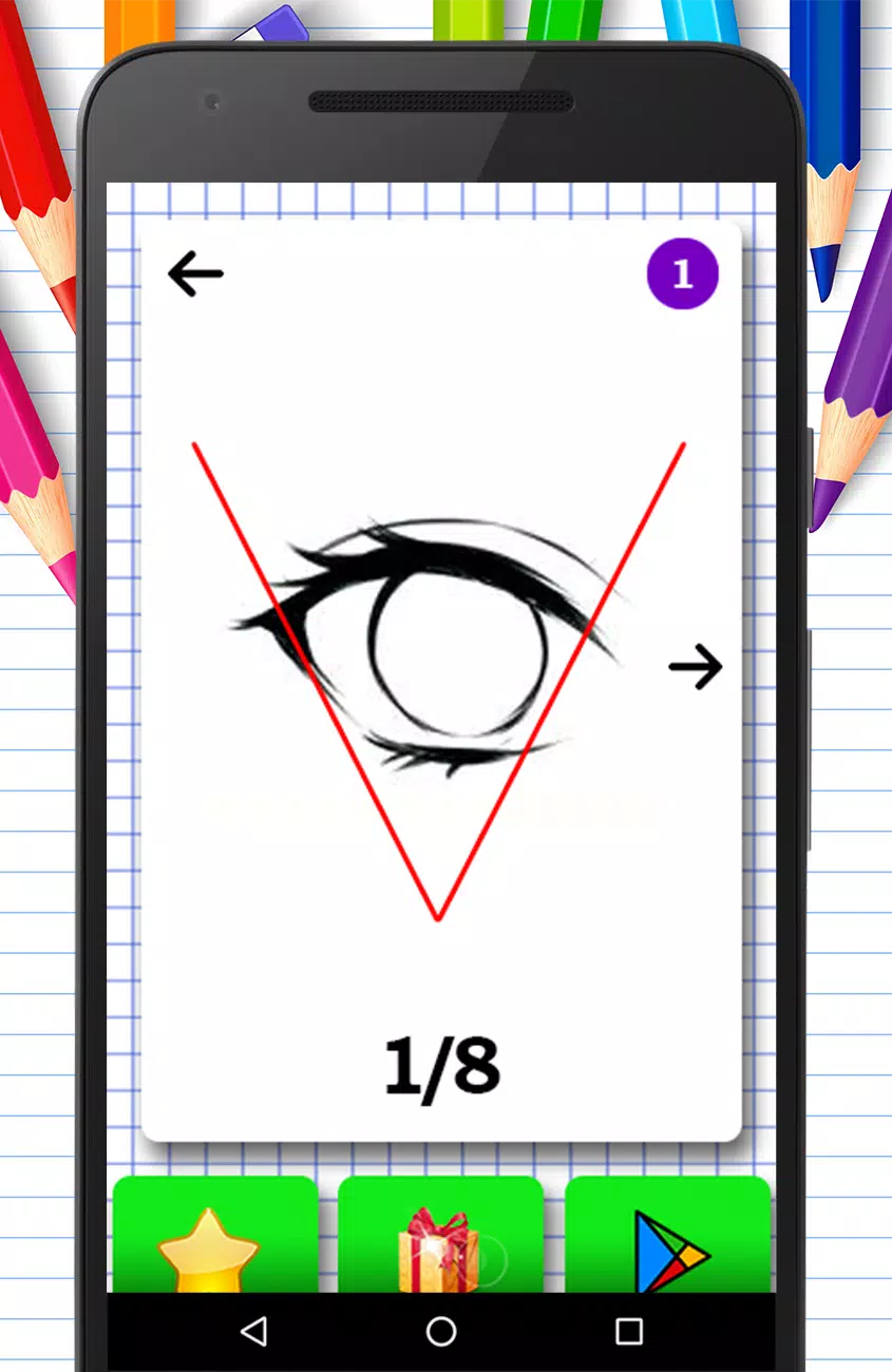 Download do APK de Como Desenhar Olhos de Anime para Android