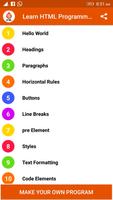 Learn HTML Programming پوسٹر