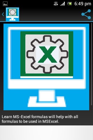 Learn Ms Excel Formula For Android Apk Download