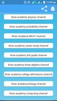 Poster Learn With Khan Academy