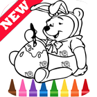 Learn Draw Winnie the Coloring Bear Pooh by Fans आइकन