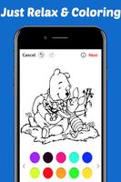 Learn Draw Winnie the Coloring Bear Pooh by Fans Ekran Görüntüsü 2