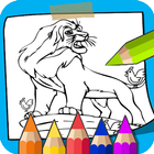 Learn to Coloring for The King Lion by Fans icon