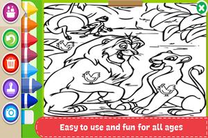 Learn to Coloring for The King Lion by Fans ảnh chụp màn hình 3