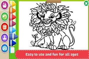 Learn to Coloring for The King Lion by Fans ảnh chụp màn hình 1