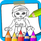 Learn to Coloring for Lego Friends by Fans icône