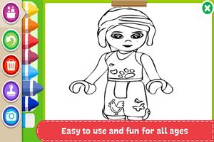 Poster Learn to Coloring for Lego Friends by Fans