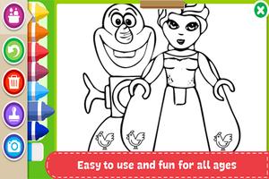 Learn to Coloring for Lego Friends by Fans captura de pantalla 1