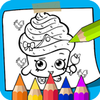 Learn to Coloring for Shopkins by Fans Zeichen