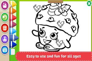 Learn to Coloring for Shopkins by Fans screenshot 3