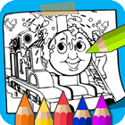 Learn to Coloring for Thomas Train Friends by Fans icon