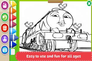 Learn to Coloring for Thomas Train Friends by Fans Ekran Görüntüsü 2