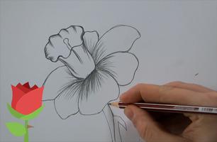 ✏️🌷How to draw a rose and flowers step by step Ekran Görüntüsü 2