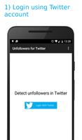 Unfollowers for Twitter Cartaz