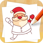 Learn to draw Christmas icon