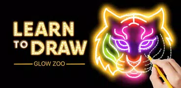 Learn to draw Glow Zoo