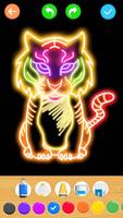 Learn to draw Glow Zoo تصوير الشاشة 2