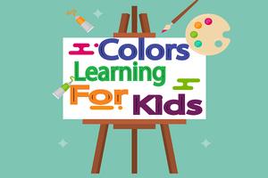 Colors Learning App for kids and toddler Affiche