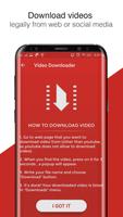 Free Hd Video Downloader - Download Videos Easily постер