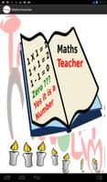 Maths Teacher Plakat