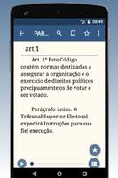 Código Eleitoral - Legislação اسکرین شاٹ 3