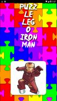 Puzzle Lego IronMan Poster