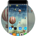 Theme for Lenovo A6000: Hot Air Balloon Wallpaper icon