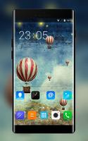Theme for Lenovo A6000: Hot Air Balloon Wallpaper poster