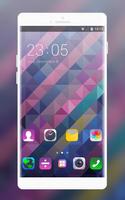 Abstract Shape Theme for Lenovo K5 Note Affiche