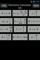 Electronic calculator DC Trial plakat