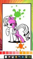 برنامه‌نما coloring book for little pony coloring kids عکس از صفحه