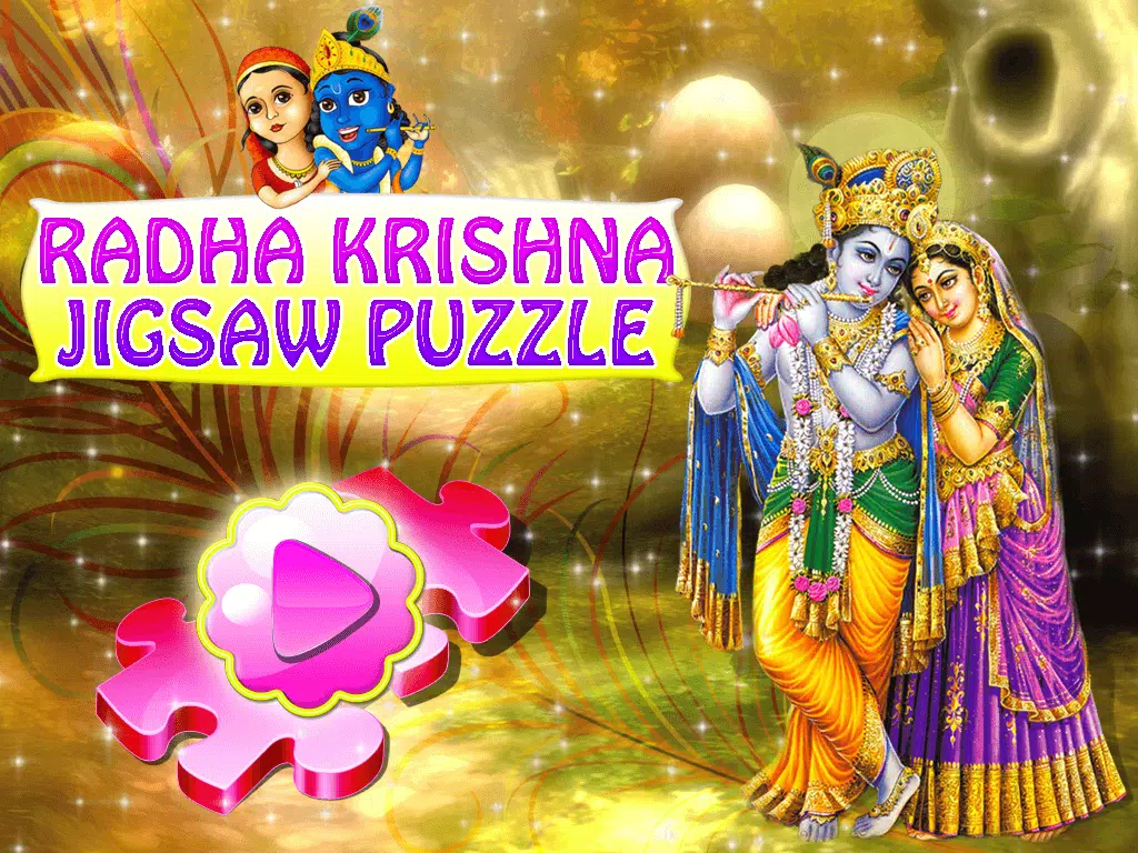 Lord Radha Krishna Jigsaw - Baby Gopi Doll Live APK pour Android Télécharger