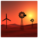 Sunset Windmill LWP-APK