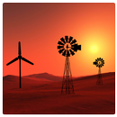 Sunset Windmill LWP APK