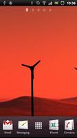 Sunset Windmill LWP پوسٹر