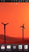Sunset Windmill LWP Ekran Görüntüsü 2