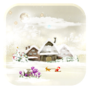 Snow flying Christmas Lwp aplikacja