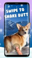 3D Rump Shaking Corgi Dog Theme&Live wallpaper الملصق