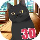 Black cat live wallpaper 아이콘