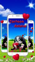 Cartoon Animal Live Wallpaper スクリーンショット 1