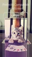 برنامه‌نما Cute Cat live wallpaper عکس از صفحه