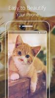 برنامه‌نما Cute Cat live wallpaper عکس از صفحه