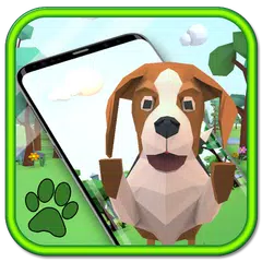 3D Cute puppy theme&amp;Lovely dog wallpaper