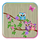 Fanciful Owl Live Wallpaper icono