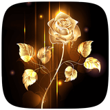 Gold Rose Theme icône