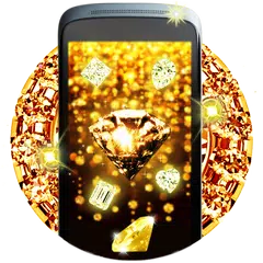 Gold Glitter Live wallpaper