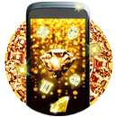 Gold Glitter Live wallpaper APK