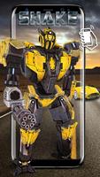(3D Transformation)  Robot Battle 3D Theme पोस्टर