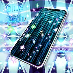 Descargar APK de Blue tech Live Wallpaper
