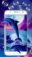 Blue Dolphin live Wallpaper โปสเตอร์